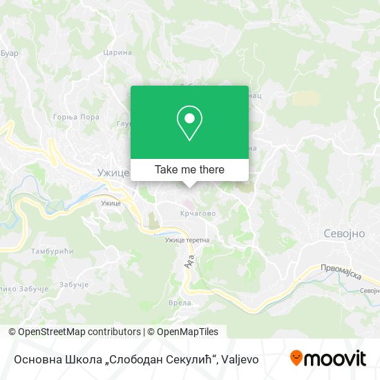 Основна Школа „Слободан Секулић“ map