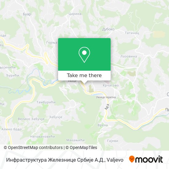 Инфраструктура Железнице Србије А.Д. map