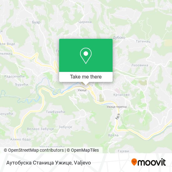 Аутобуска Станица Ужице map