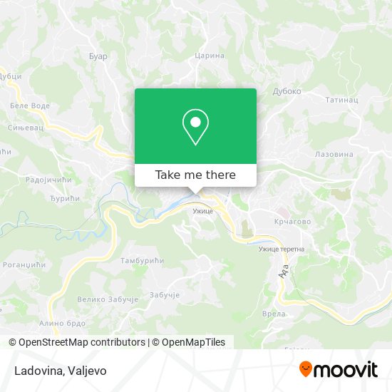 Ladovina map