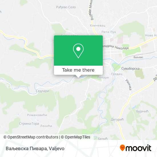 Ваљевска Пивара map