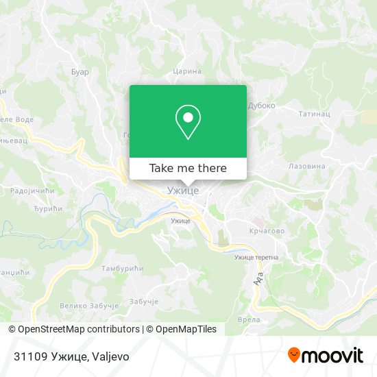 31109 Ужице map