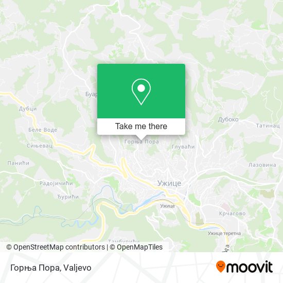 Горња Пора map