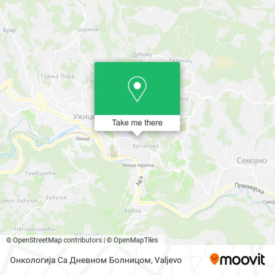 Онкологија Са Дневном Болницом map