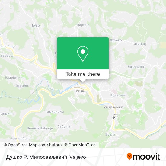 Душко Р. Милосављевић map