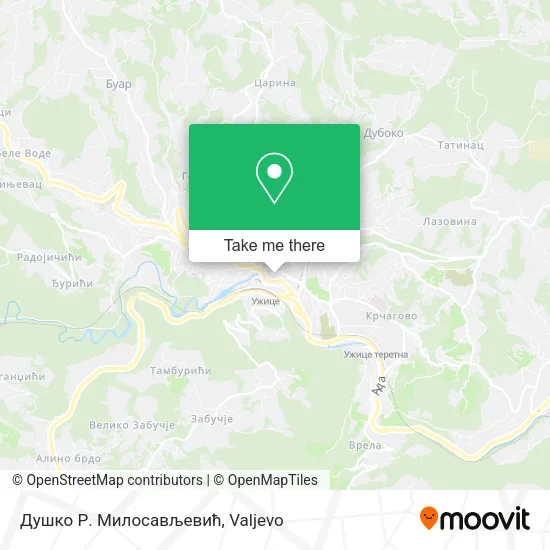 Душко Р. Милосављевић map