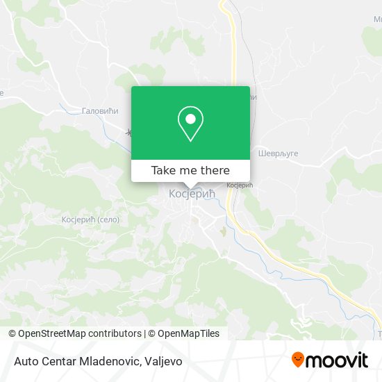 Auto Centar Mladenovic map