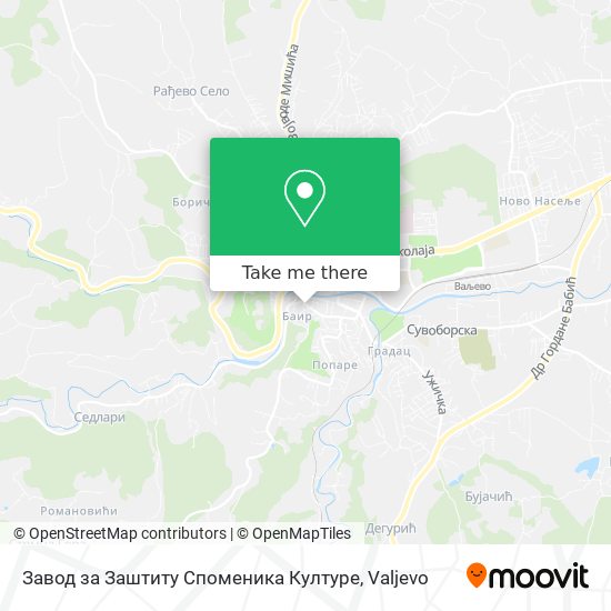 Завод за Заштиту Споменика Културе map