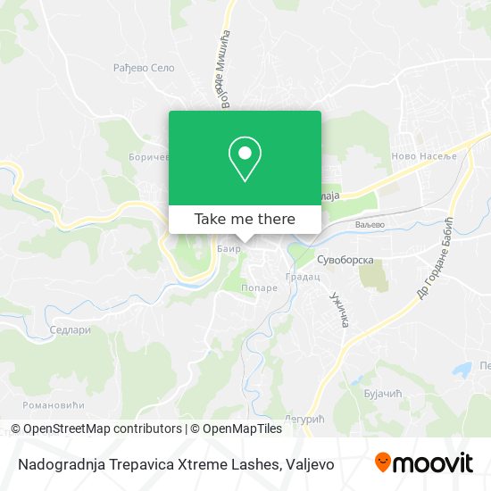 Nadogradnja Trepavica Xtreme Lashes map