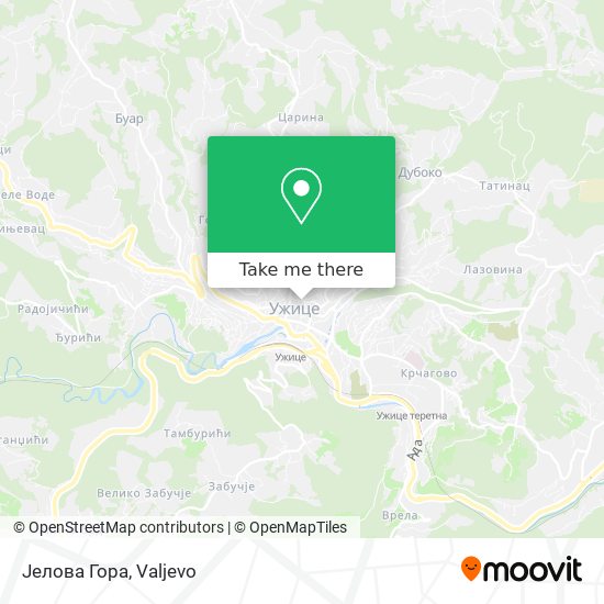 Јелова Гора map