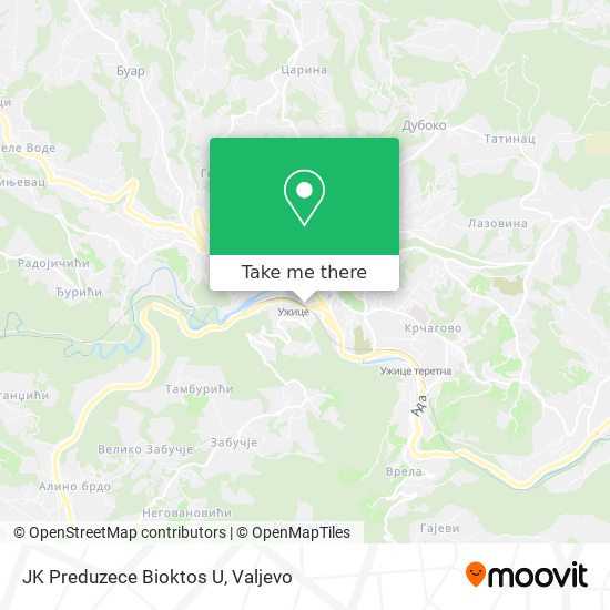 JK Preduzece Bioktos U map