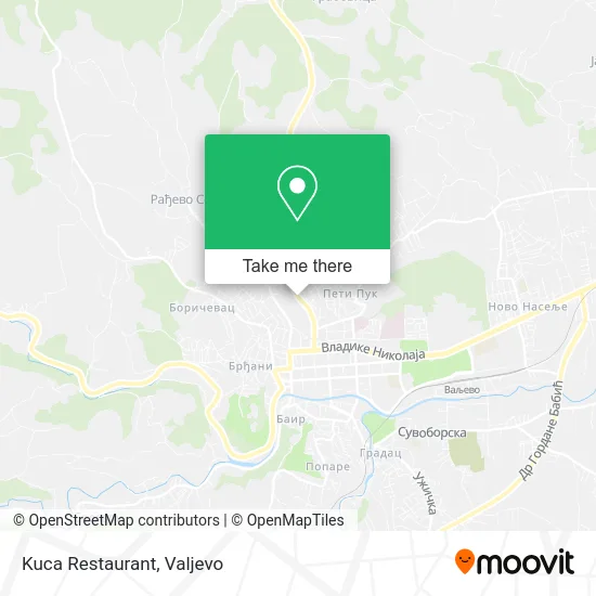 Kuca Restaurant map
