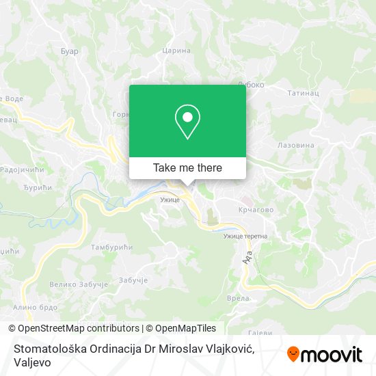 Stomatološka Ordinacija Dr Miroslav Vlajković map