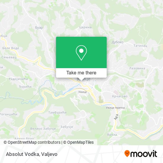 Absolut Vodka map