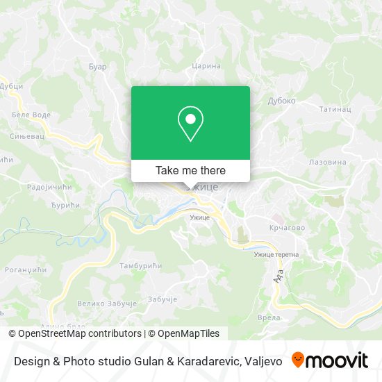 Design & Photo studio Gulan & Karadarevic map