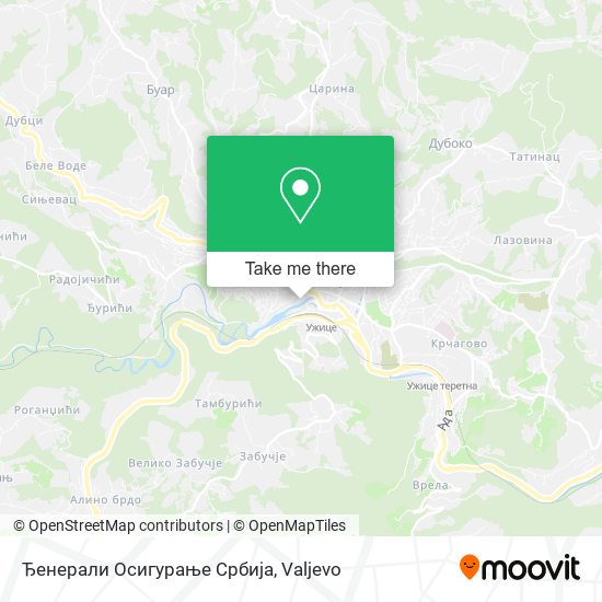 Ђенерали Осигурање Србија map