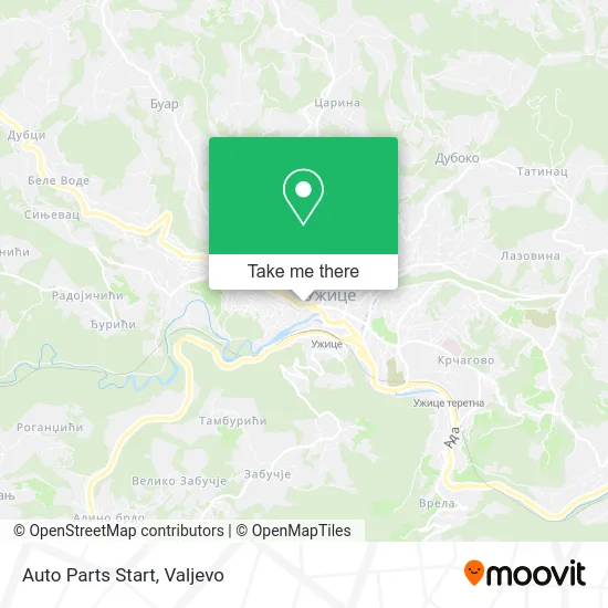 Auto Parts Start map