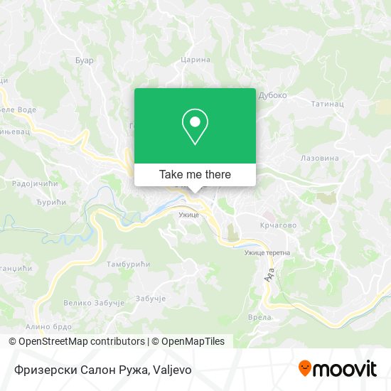 Фризерски Салон Ружа map