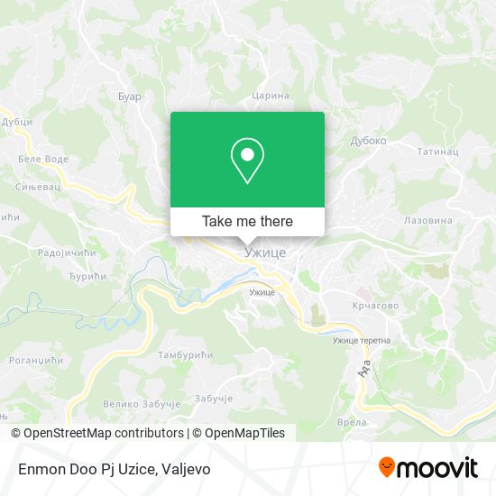 Enmon Doo Pj Uzice map