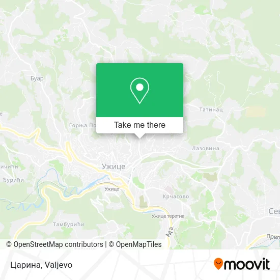 Царина map