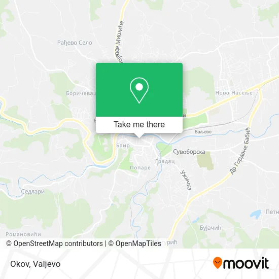 Okov map
