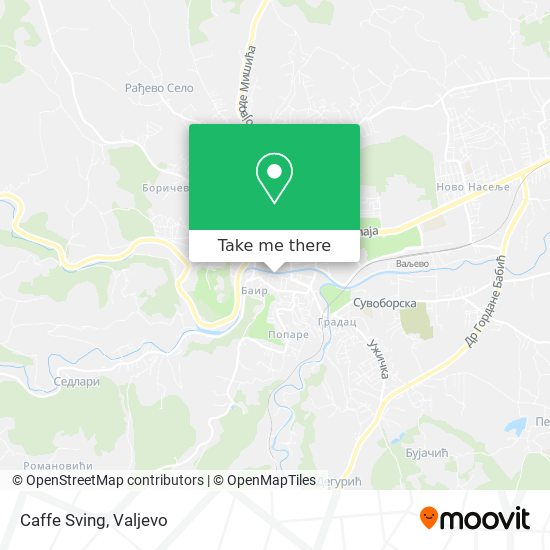 Caffe Sving map