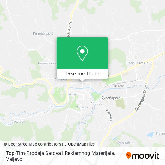 Top-Tim-Prodaja Satova I Reklamnog Materijala map