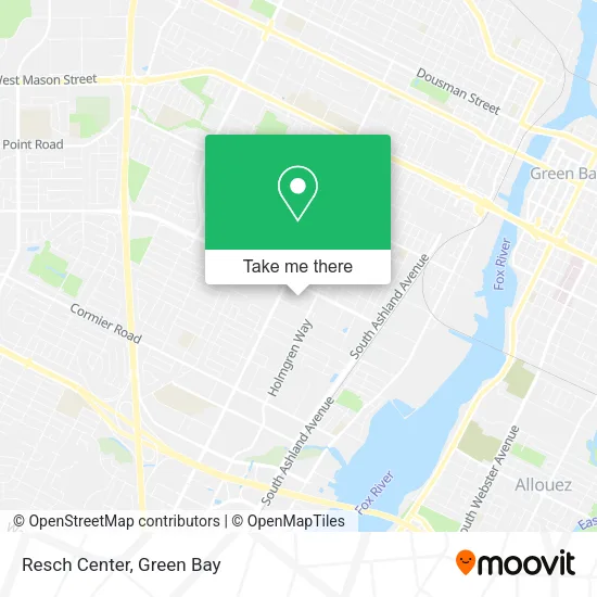 Resch Center map