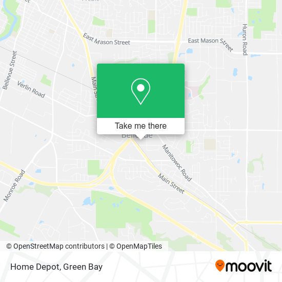 Home Depot map