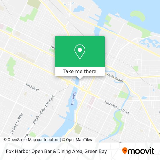 Fox Harbor Open Bar & Dining Area map