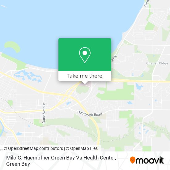 Milo C. Huempfner Green Bay Va Health Center map