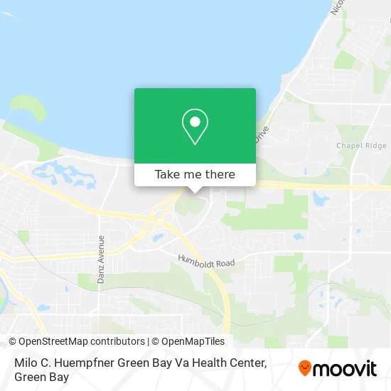 Milo C. Huempfner Green Bay Va Health Center map