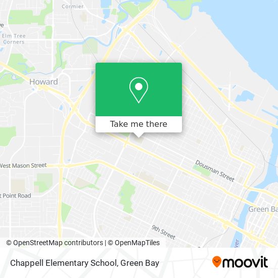 Chappell Elementary School map