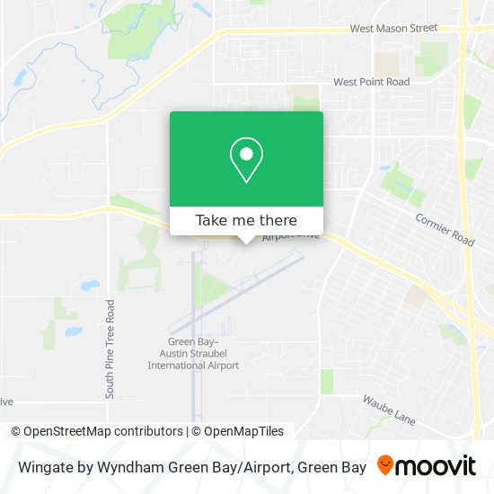 Mapa de Wingate by Wyndham Green Bay / Airport
