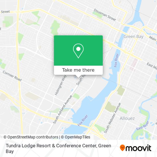 Tundra Lodge Resort & Conference Center map
