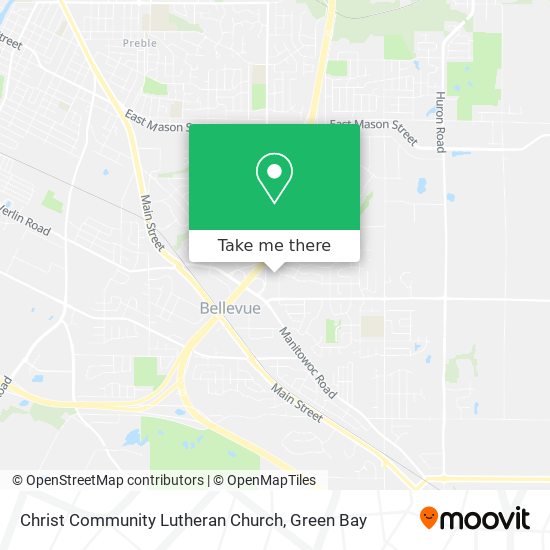 Christ Community Lutheran Church map