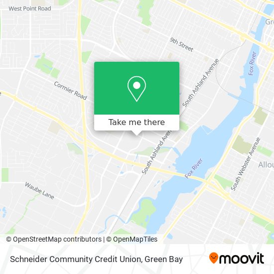 Mapa de Schneider Community Credit Union