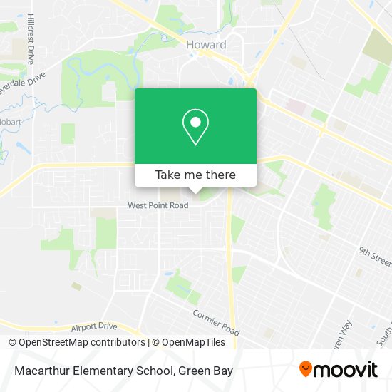 Macarthur Elementary School map