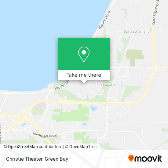 Christie Theater map