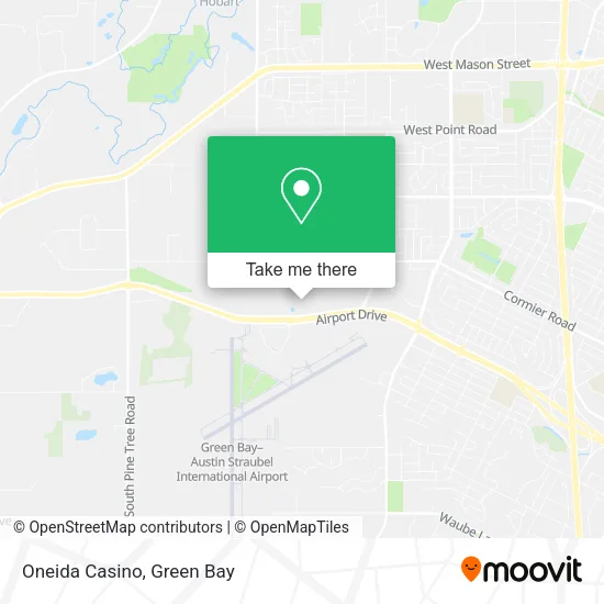Oneida Casino map