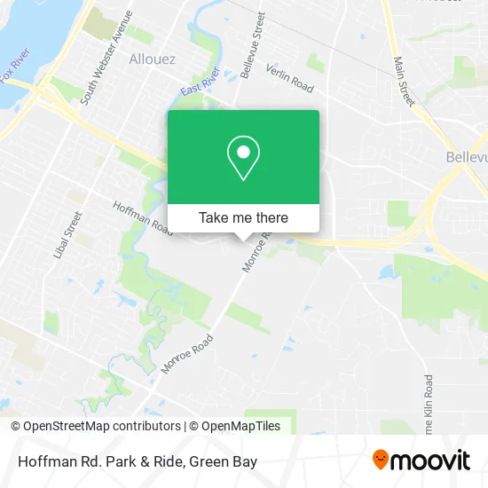 Mapa de Hoffman Rd. Park & Ride