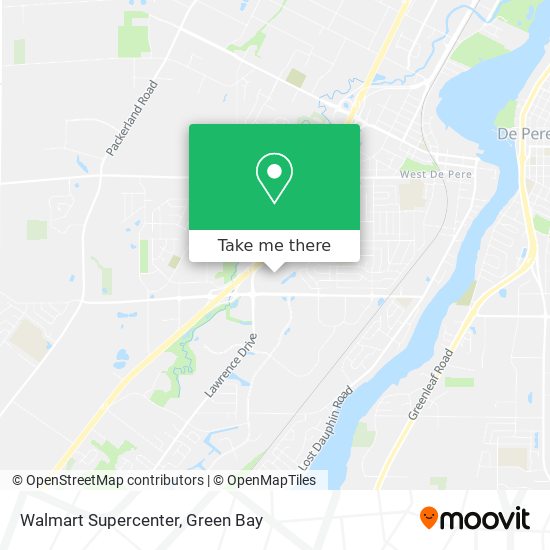 Walmart Supercenter map