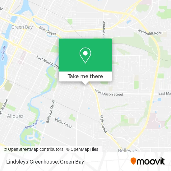 Mapa de Lindsleys Greenhouse