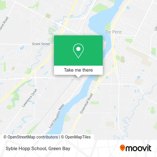 Syble Hopp School map