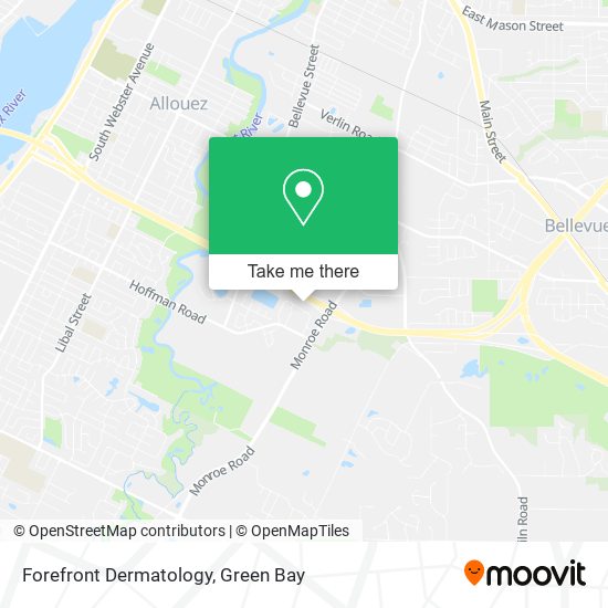 Forefront Dermatology map