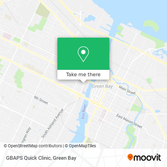 GBAPS Quick Clinic map