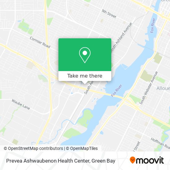 Prevea Ashwaubenon Health Center map