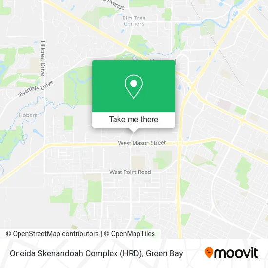 Mapa de Oneida Skenandoah Complex (HRD)