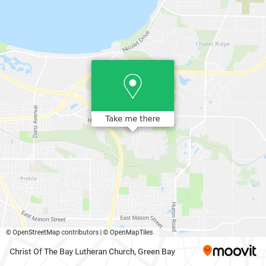 Mapa de Christ Of The Bay Lutheran Church