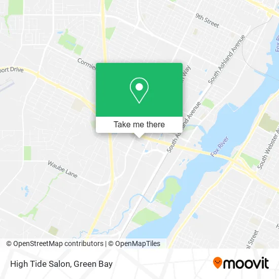 High Tide Salon map
